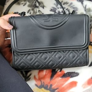 Tory burch flemming matte black